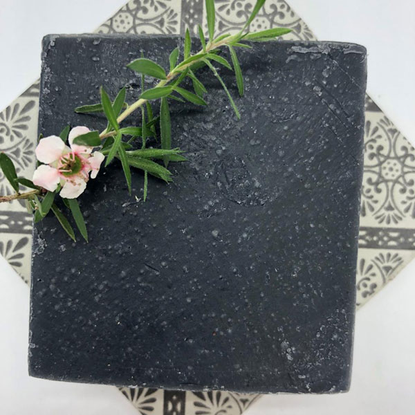Activated Charcoal Handmade Soap with Tea Tree and Lime
