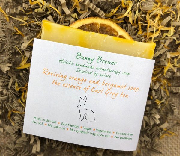 Orange and Bergamot Early Grey Tea Soap 100 grams